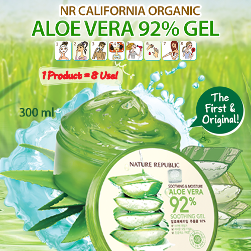 SOOTHING & MOISTURE ALOE VERA 92% SOOTHING GEL | Beauty Diary